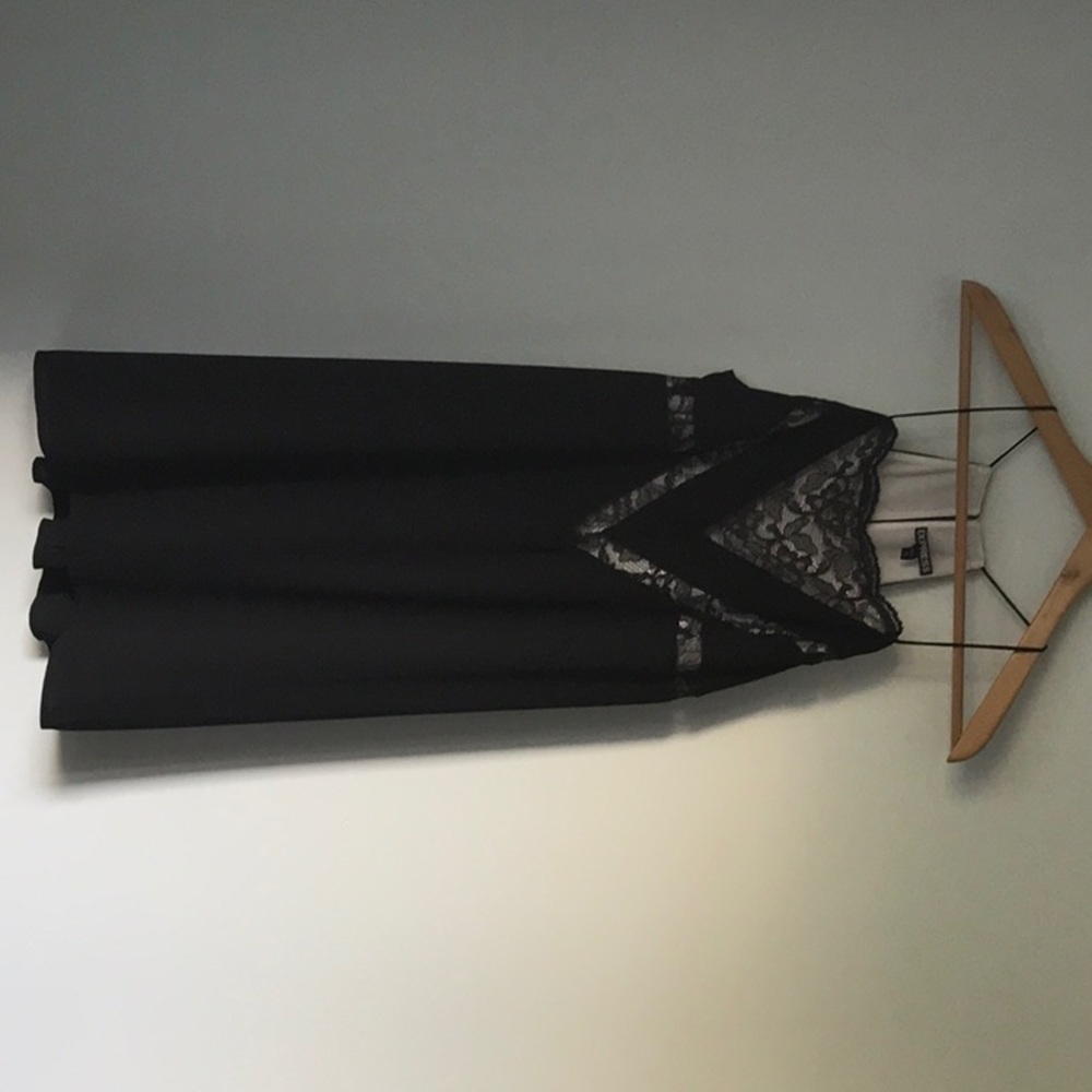 Like new Express black dress with lace